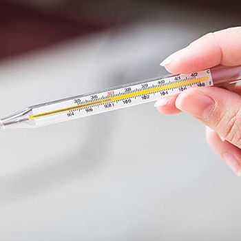 SLES glass thermometer